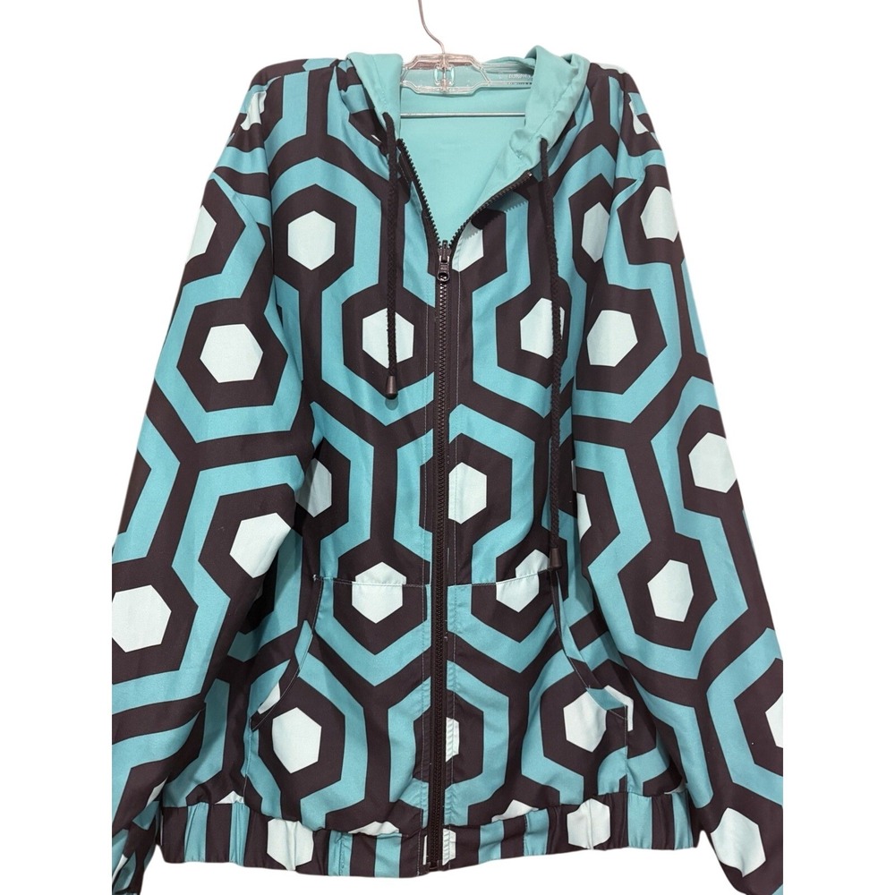 Loudmouth Golf Reversible Hooded Jacket Size Large - Picture 1 of 4